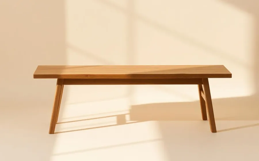 Monolith Bench — Quarter-sawn Oak